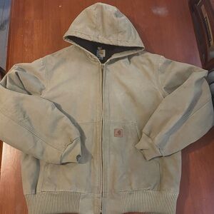 Carhartt Washed Duck Insulated Active Jacket J130 266 - Size Large